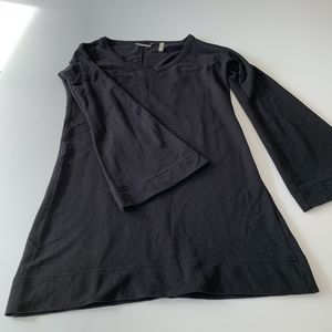Corson black top with bell sleeves, size S